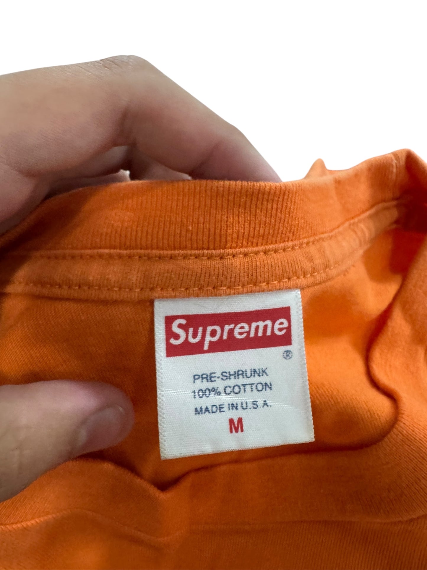 Supreme Tee/T-Shirt Box Logo Orange (M)