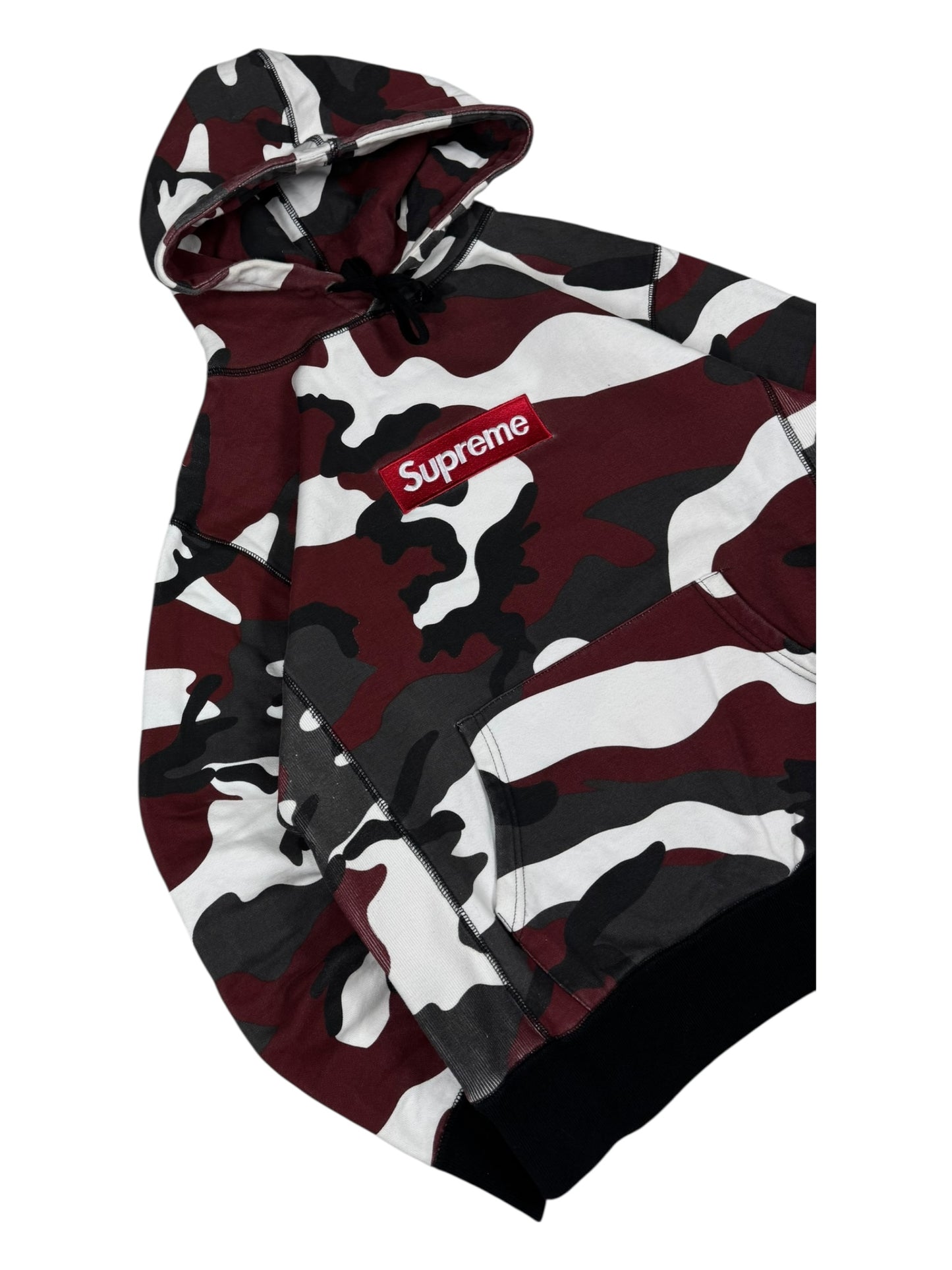 Supreme Box Logo Pullover Red Camo Fall/Winter 2013 (S)