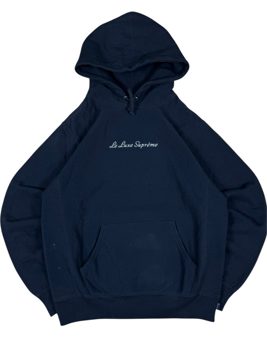 Supreme Le Luxe Navy Hoodie (S)