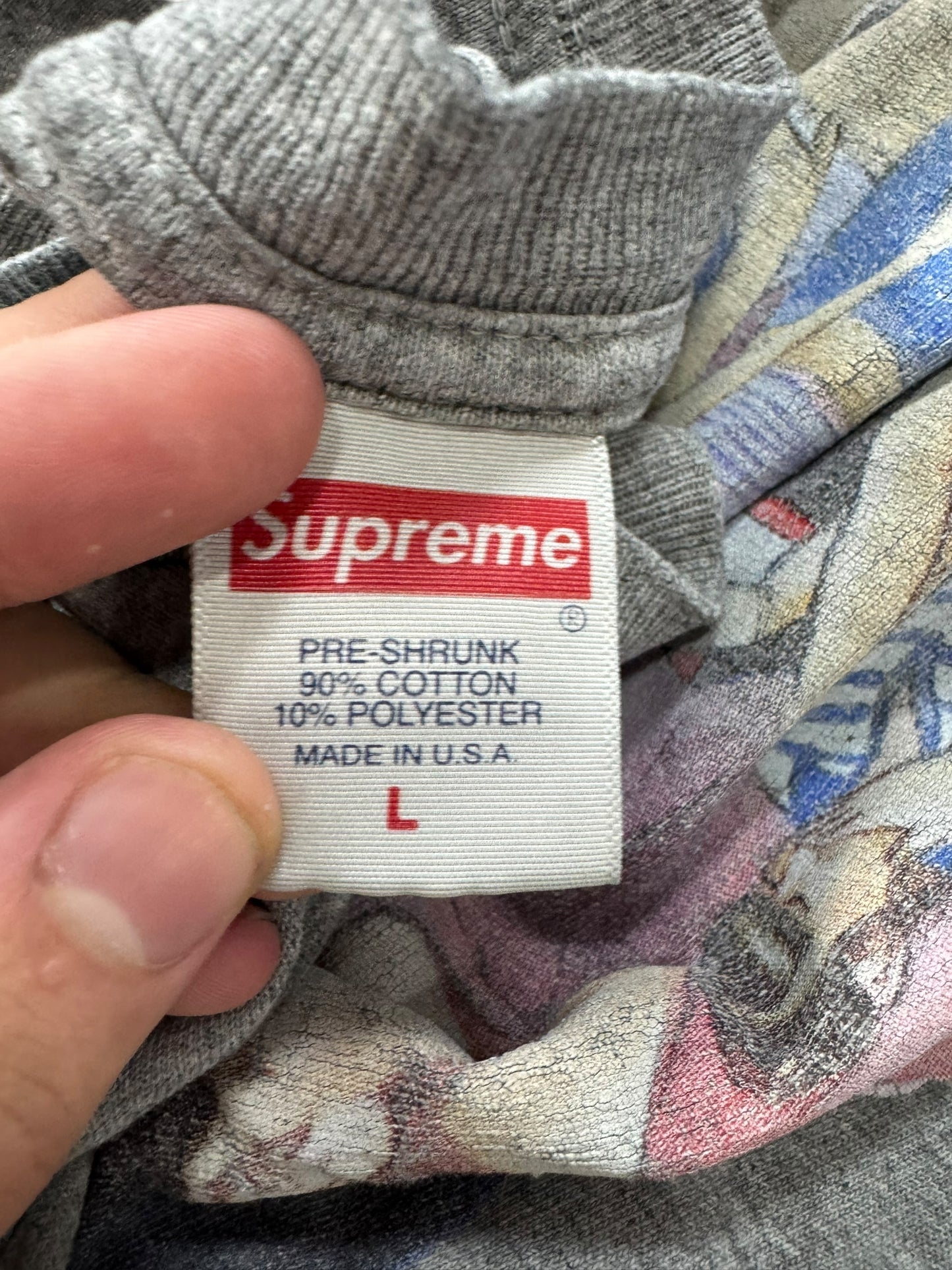 Supreme T-Shirt/Tee Kiss Grey (L)