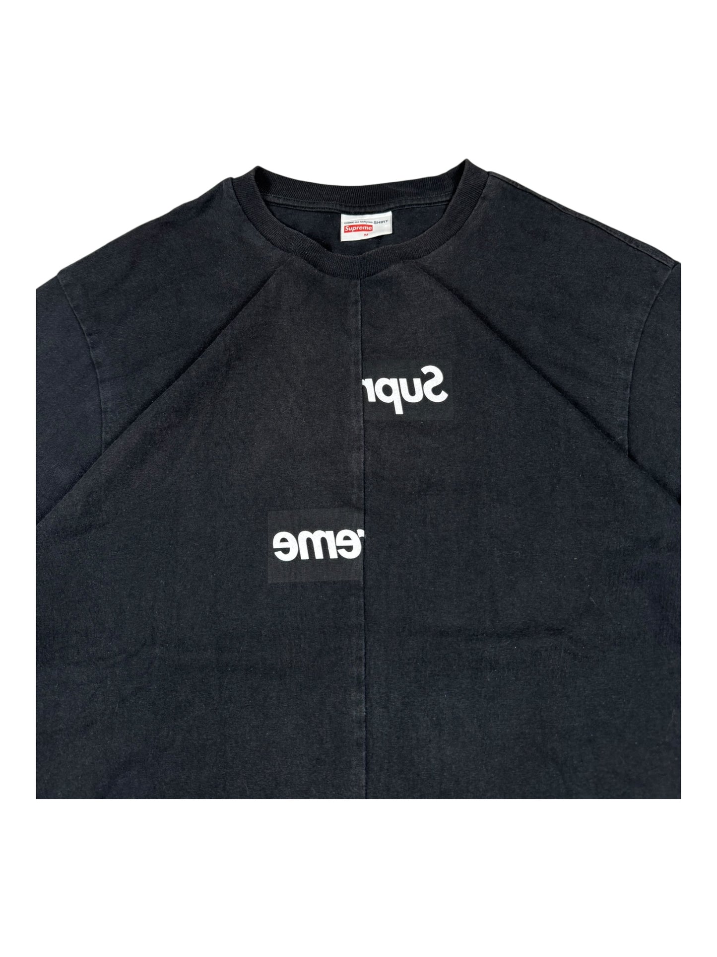 Supreme x Comme Des Garçons Split Box Logo Black (M)