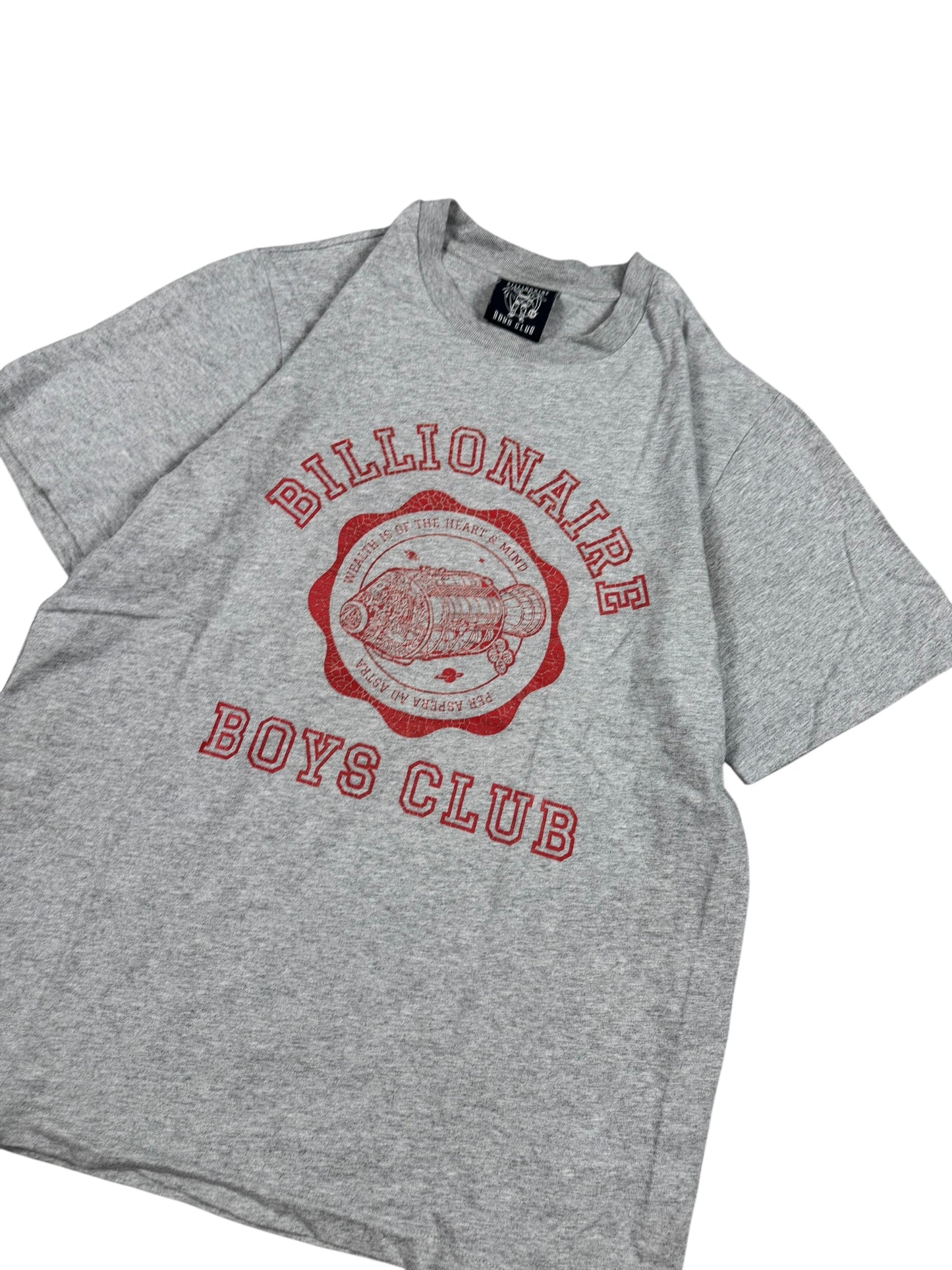 Billionaire Boys Club Academy Logo T-Shirt in Heather Grey (M)