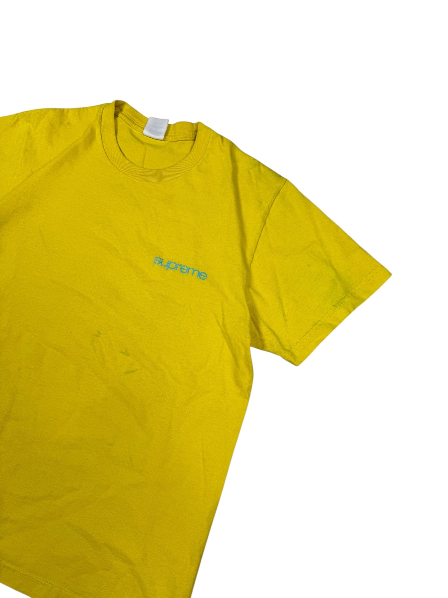 Supreme Tee Yellow and Blue (S)