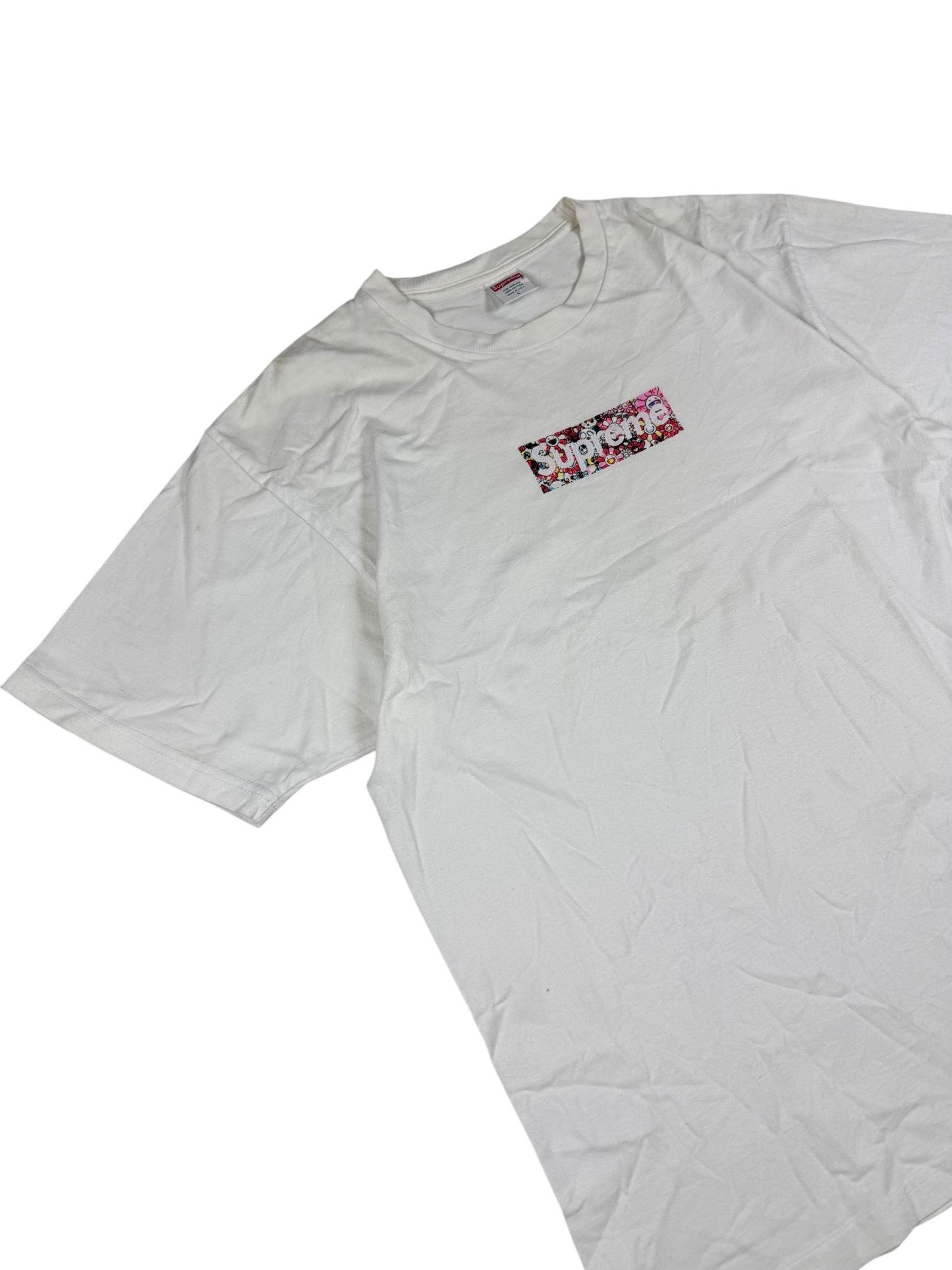 Supreme x Takashi Murakami COVID-19 Relief Box Logo Tee White (L)