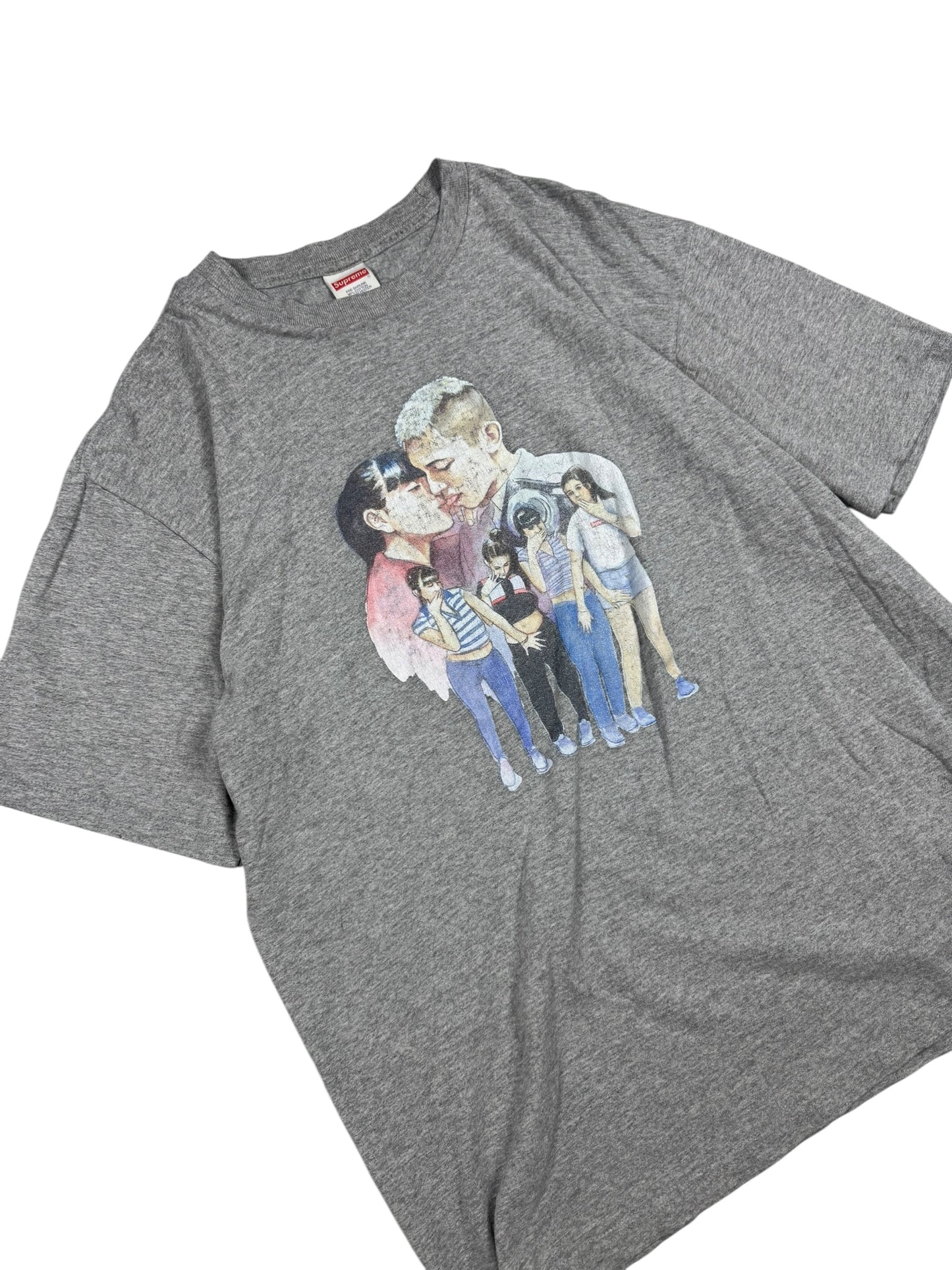 Supreme T-Shirt/Tee Kiss Grey (L)