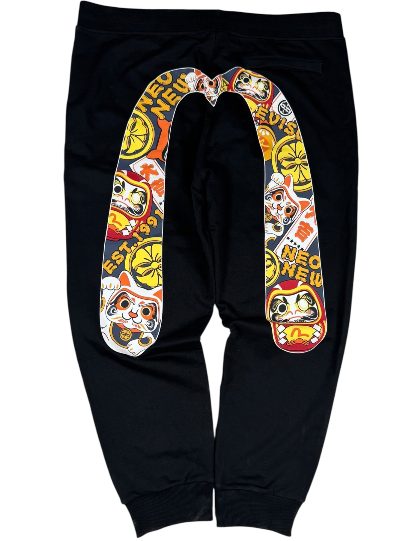 Evisu Joggers Black (XL)