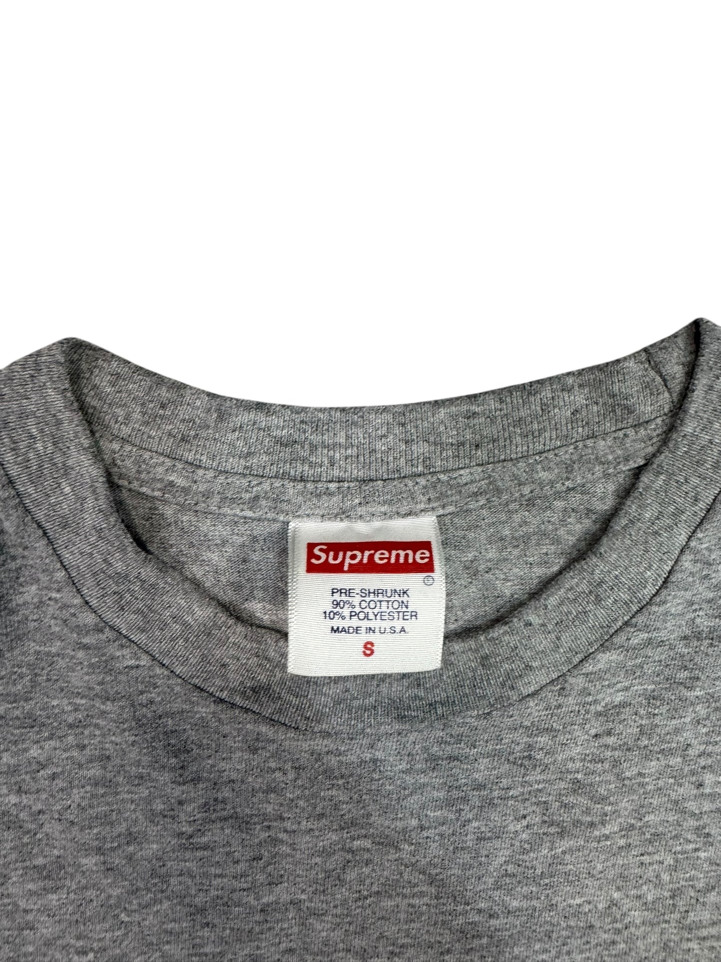 Supreme Tee Box Logo Grey