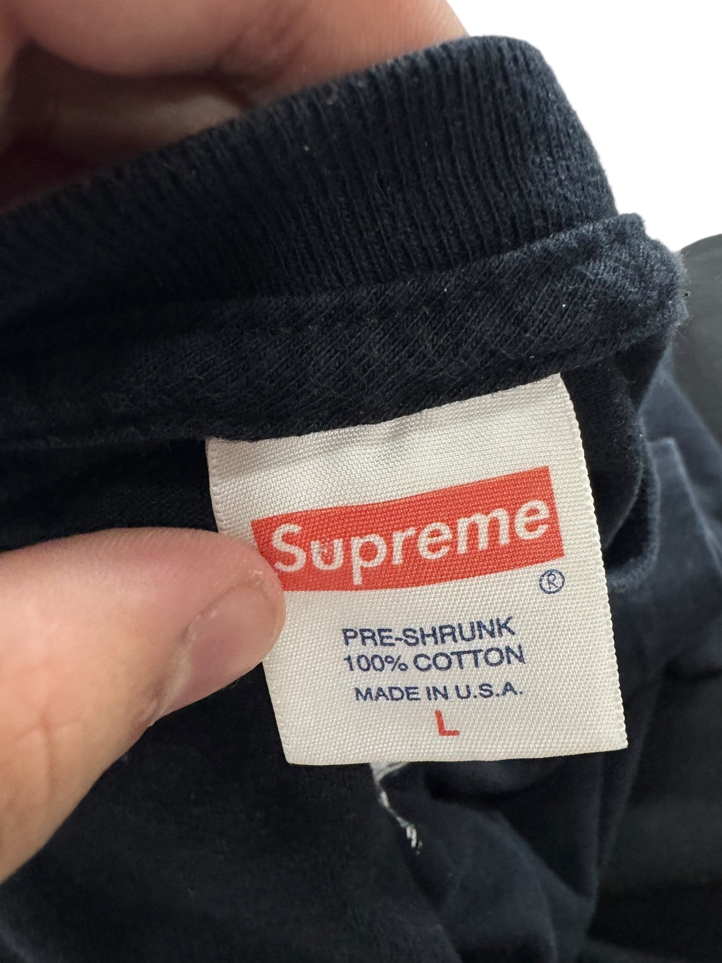 Supreme T-Shirt/Tee Anomaly Black (L)