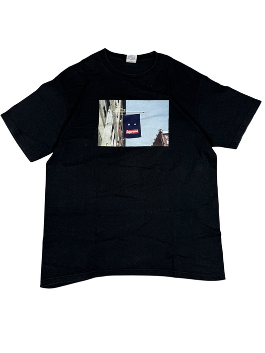 Supreme Tee/T-Shirt FW19 Banner Black (M)