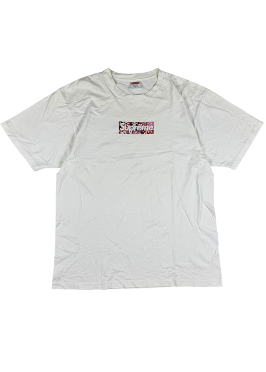 Supreme x Takashi Murakami COVID-19 Relief Box Logo Tee White (L)