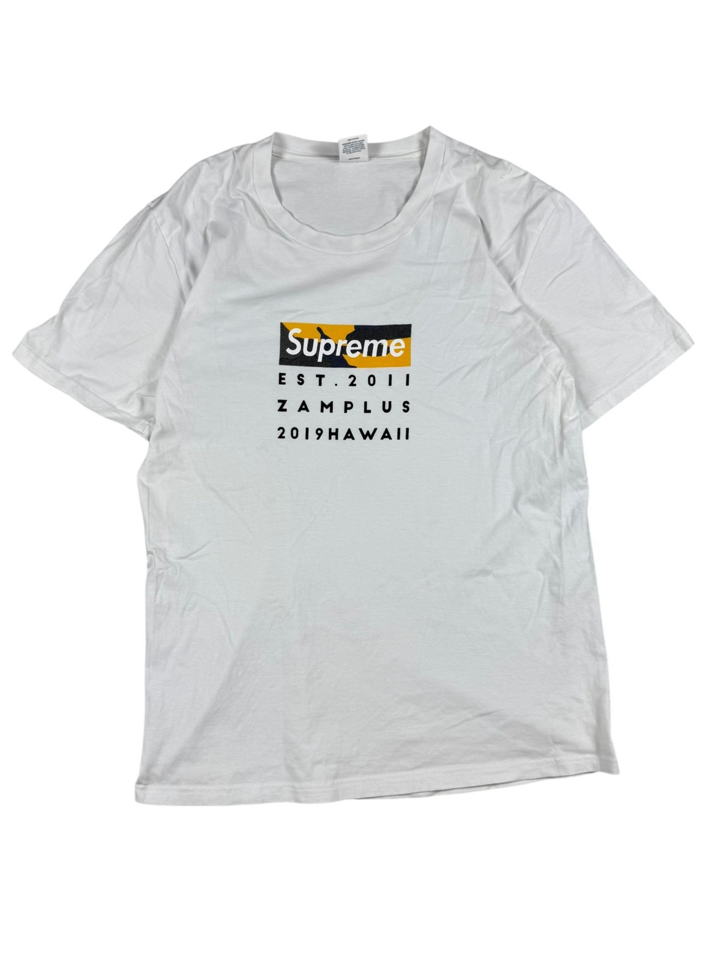 Supreme Tee/T-Shirt Brooklyn Box Logo White (L)