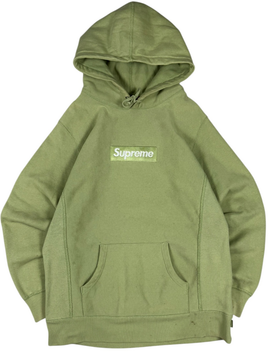 Supreme Box Logo Hoodie Dark Sand Fall/Winter 2023 (M)