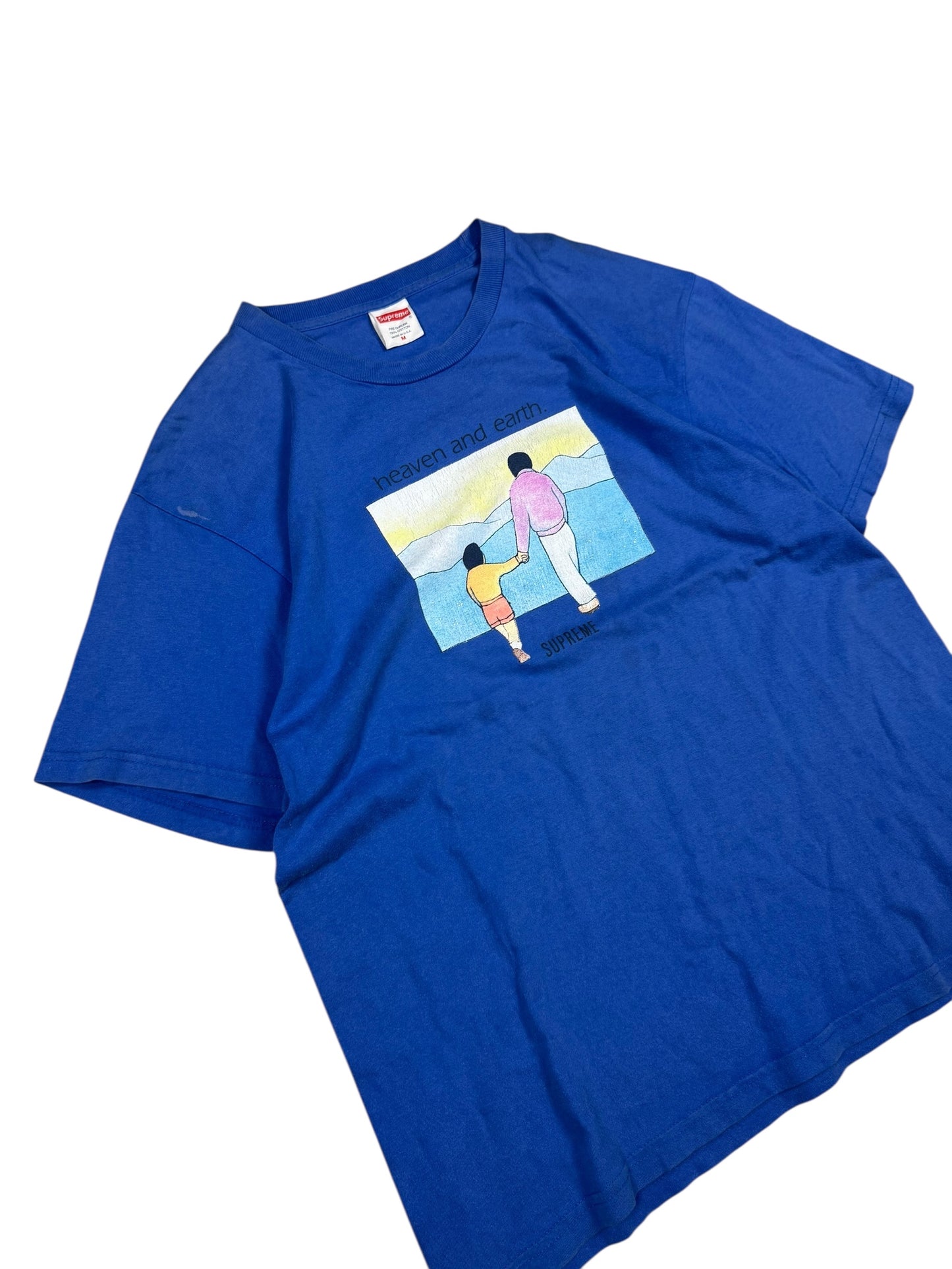 Supreme T-Shirt/Tee Heaven and Earth Blue (M)