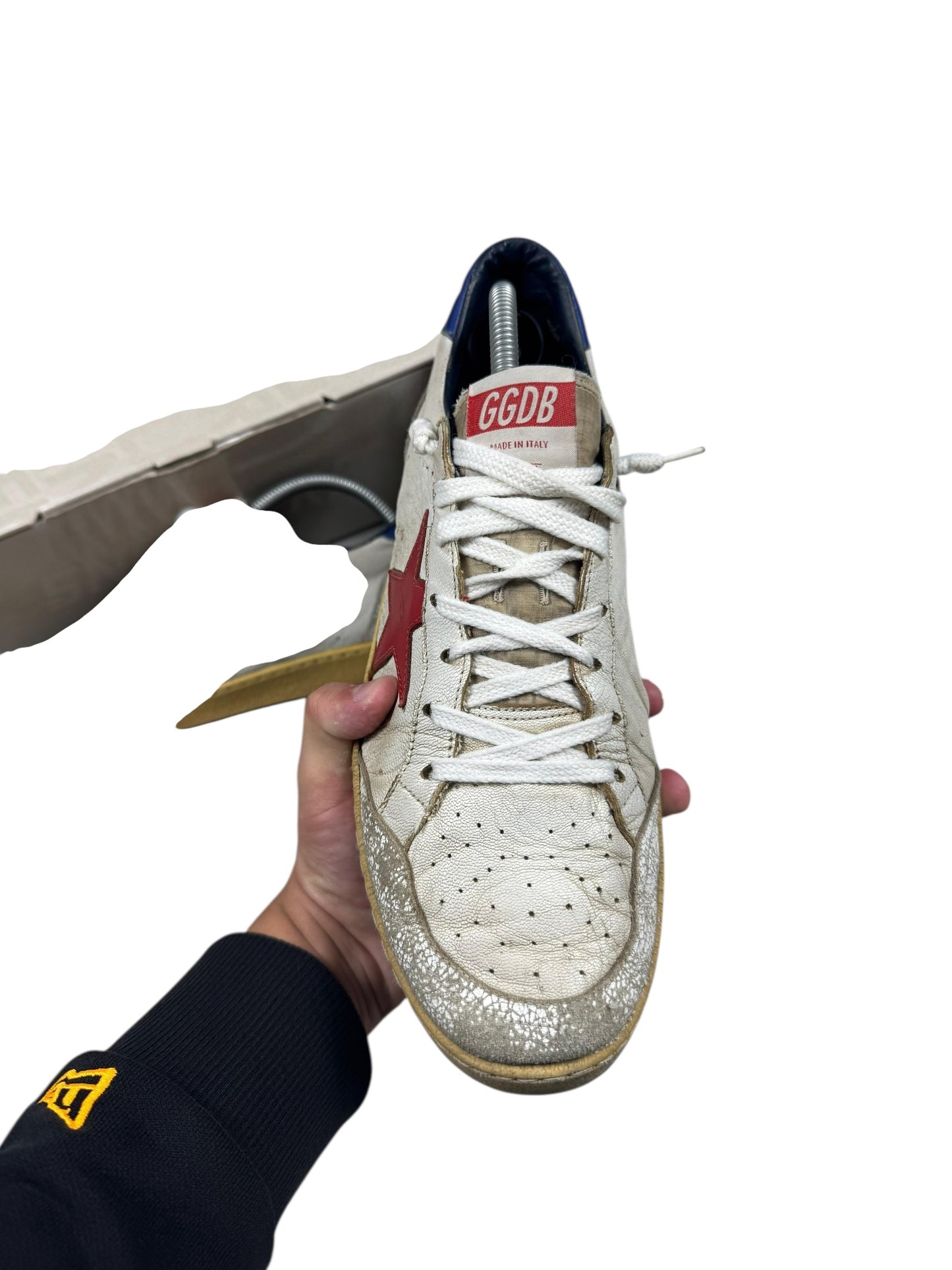 Golden Goose Ballstar White & Red (42)