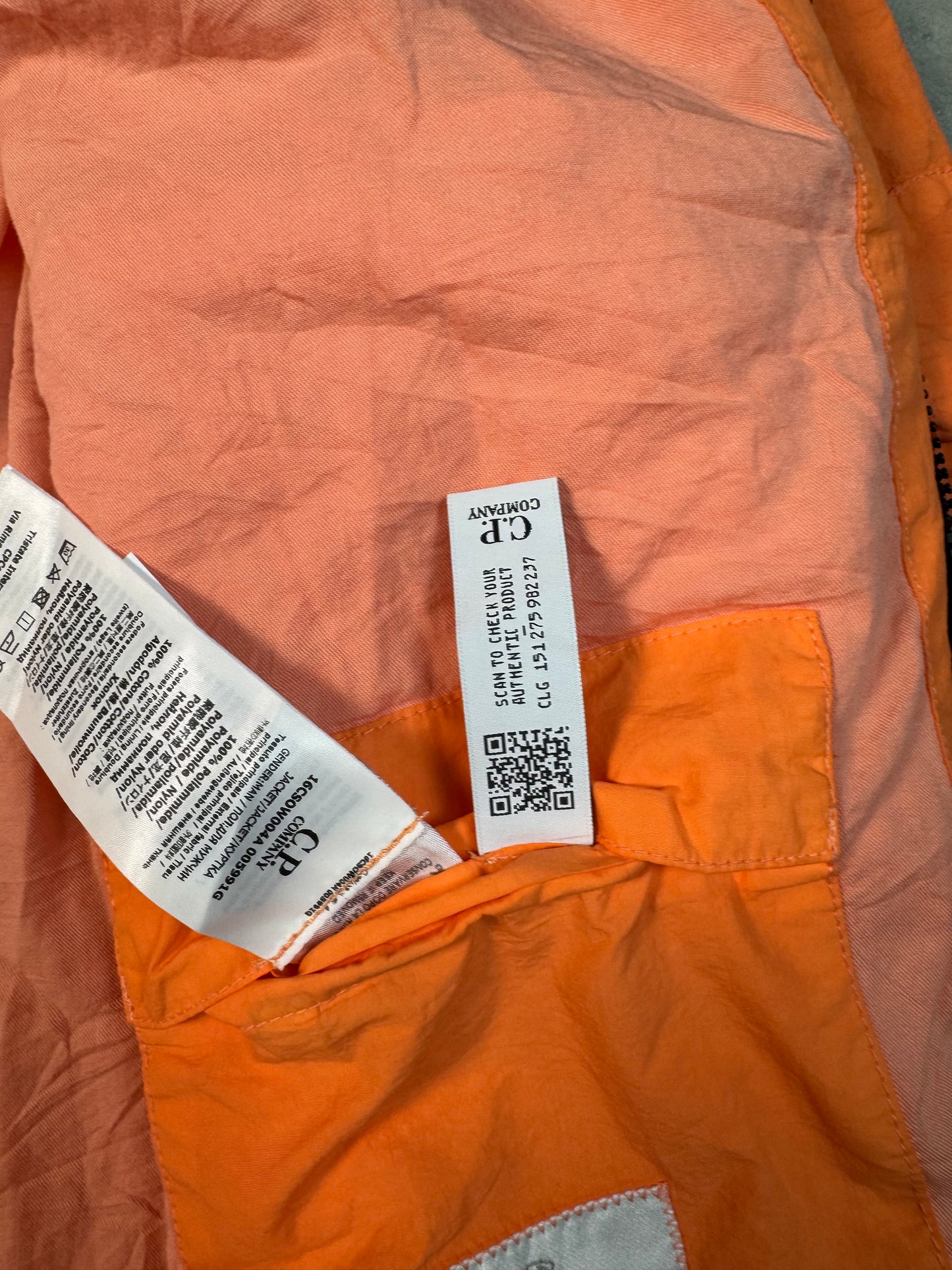 Palace x C.P. Company Jacket Tangerine Men’s Fall/Winter 2023 (L)