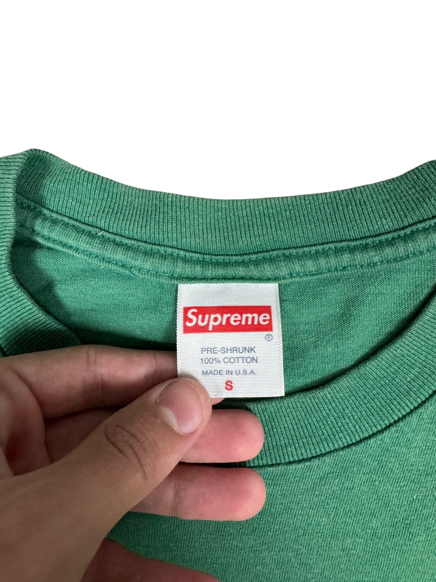 Supreme Tee Gren Box Logo (S)