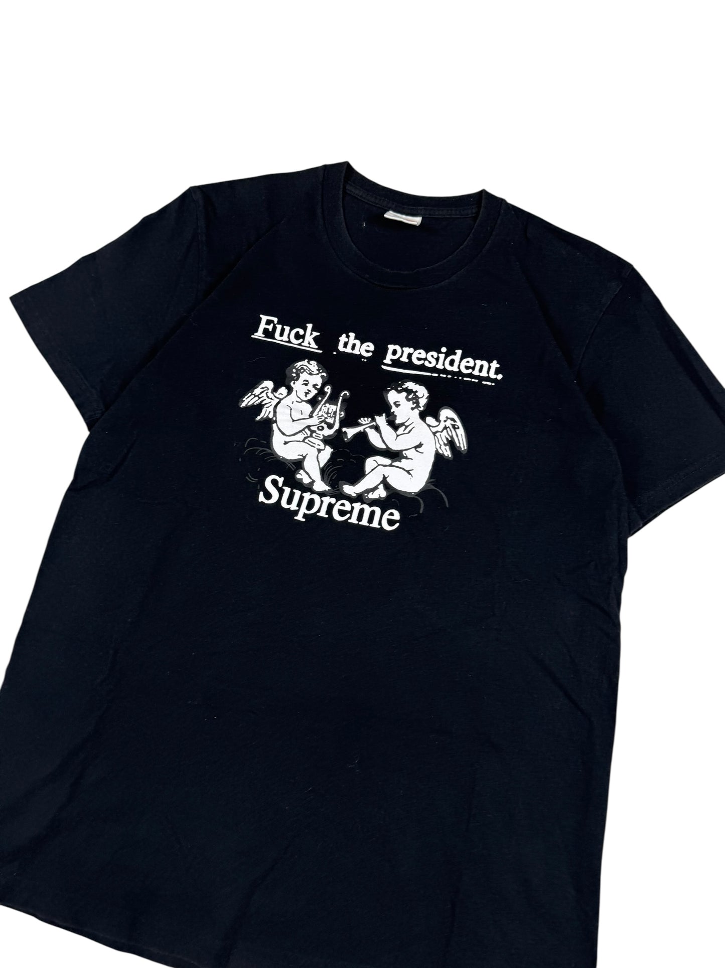 Supreme Tee/T-shirt Fuck The President Black (L)
