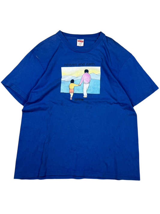 Supreme T-Shirt/Tee Heaven and Earth Blue (M)