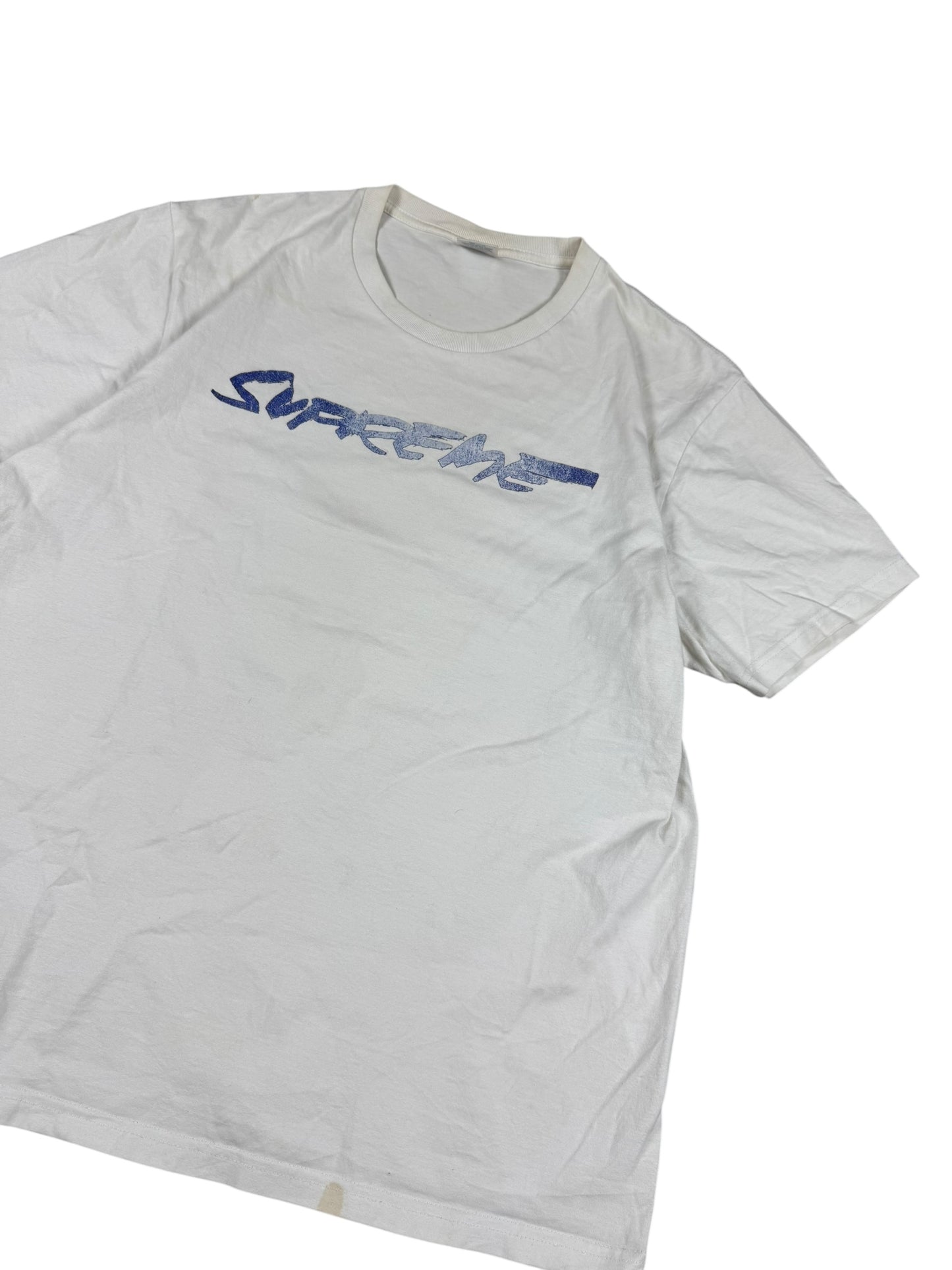 Supreme Tee/T-Shirt Logo Purple (M)