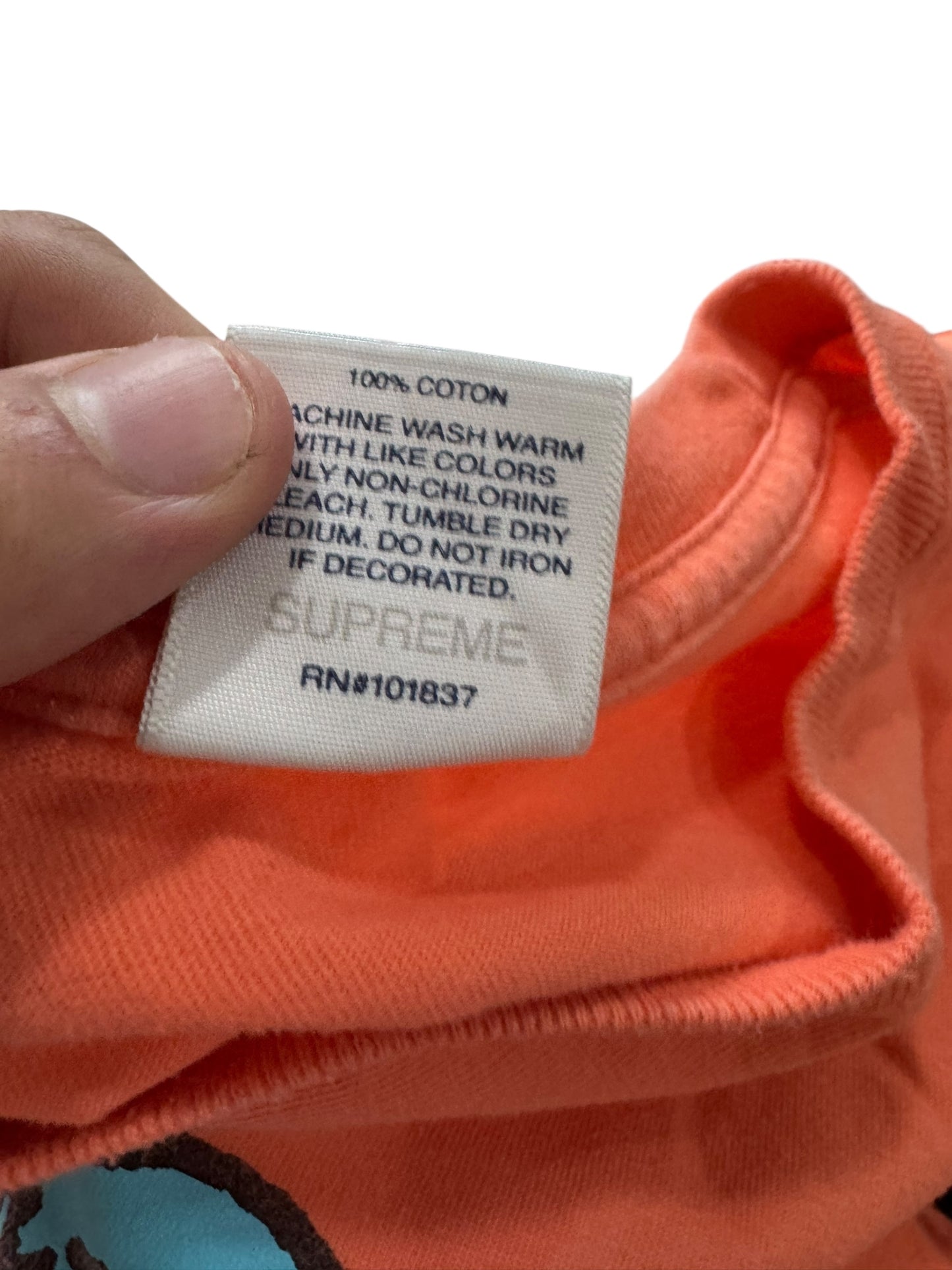 Supreme Tee/T-Shirt Bite Orange (M)
