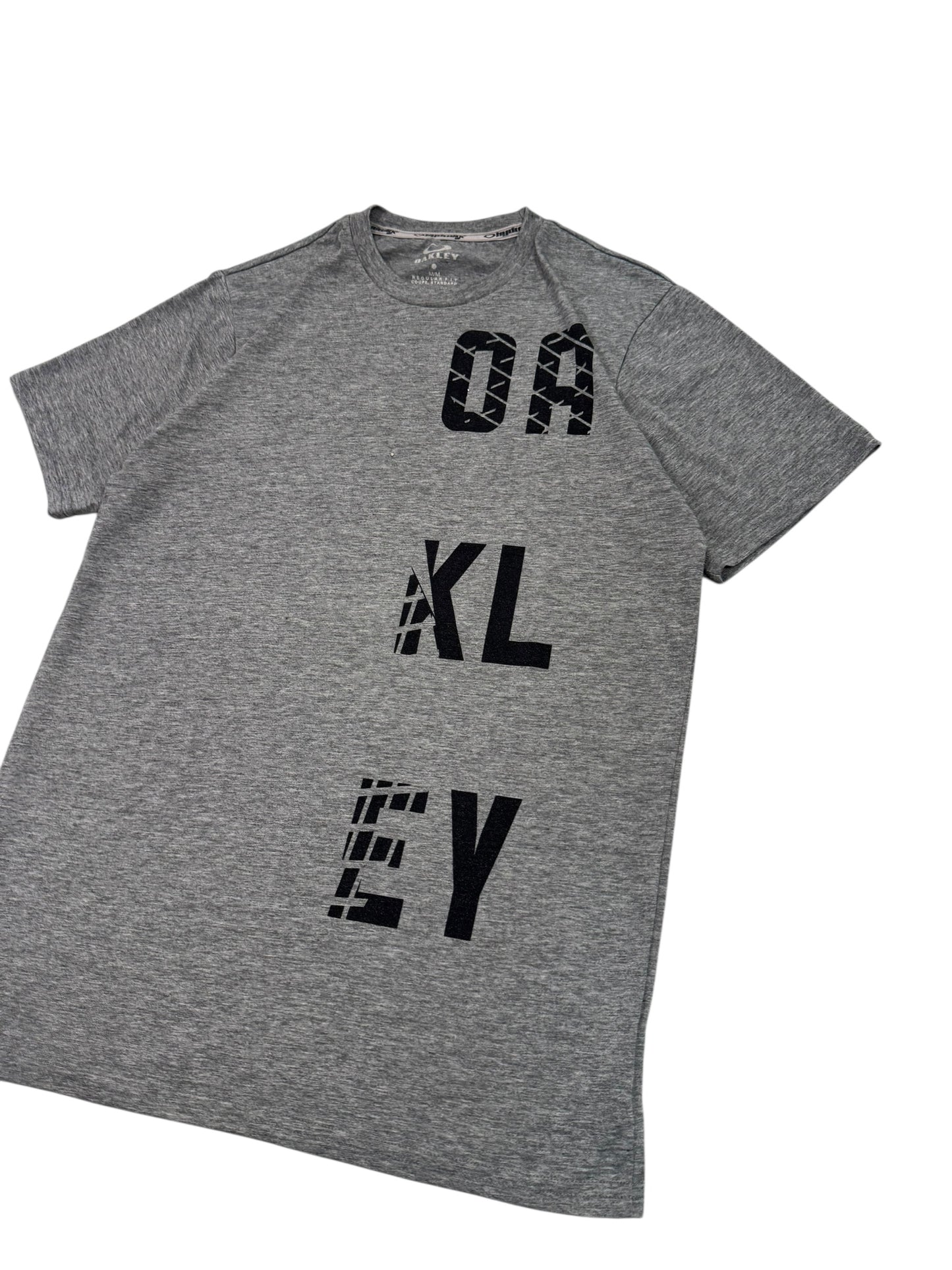 Oakley Tee Grey And Black (M)