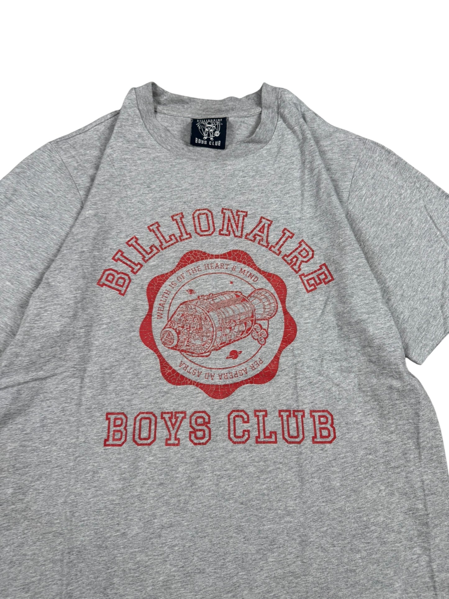 Billionaire Boys Club Academy Logo T-Shirt in Heather Grey (M)