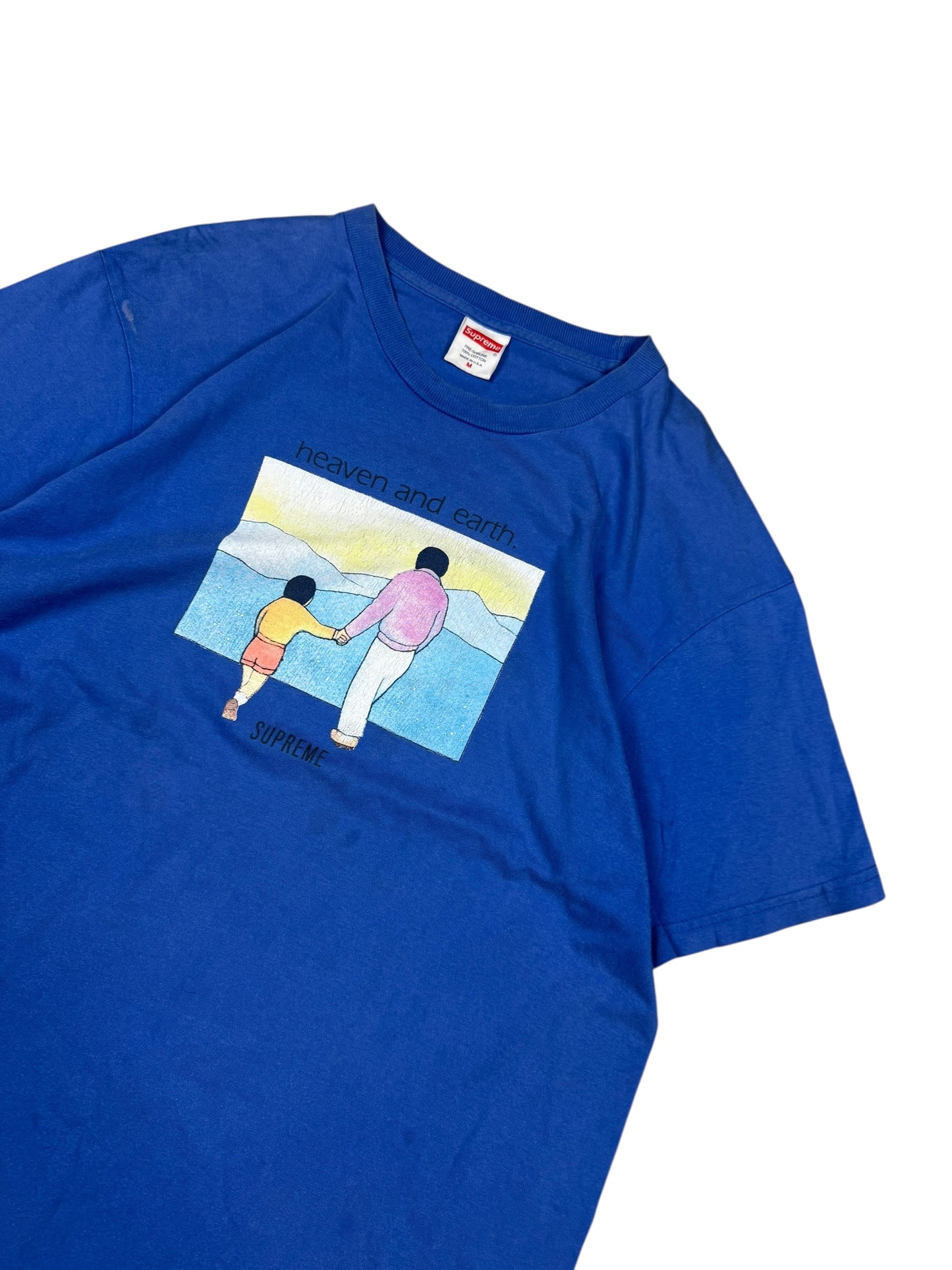 Supreme T-Shirt/Tee Heaven and Earth Blue (M)