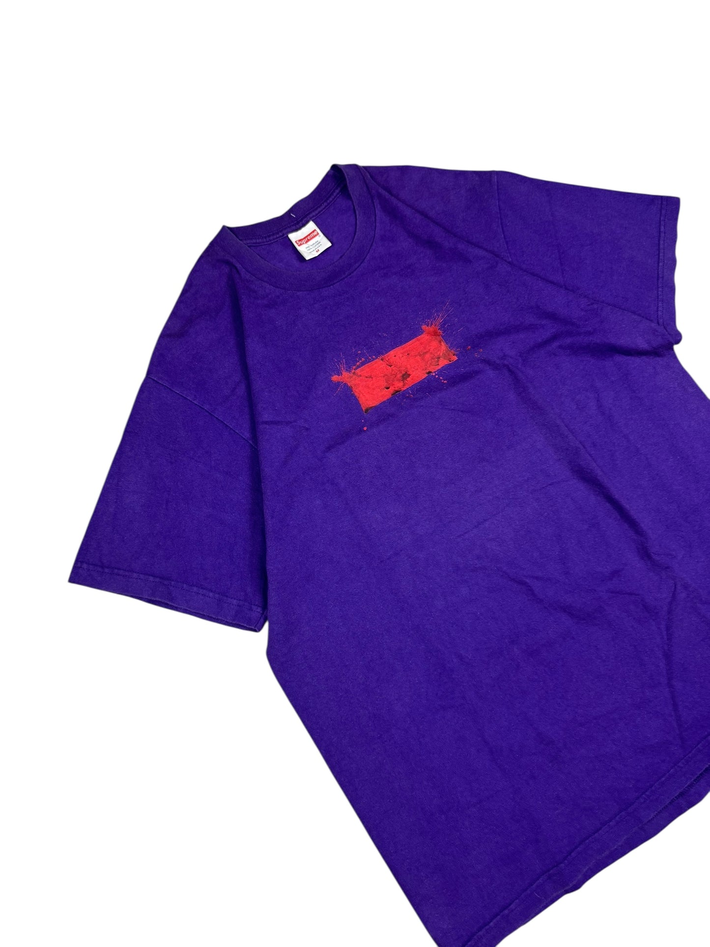 Supreme Tee/T-Shirt Ralph Steadman Box Logo Purple (M)