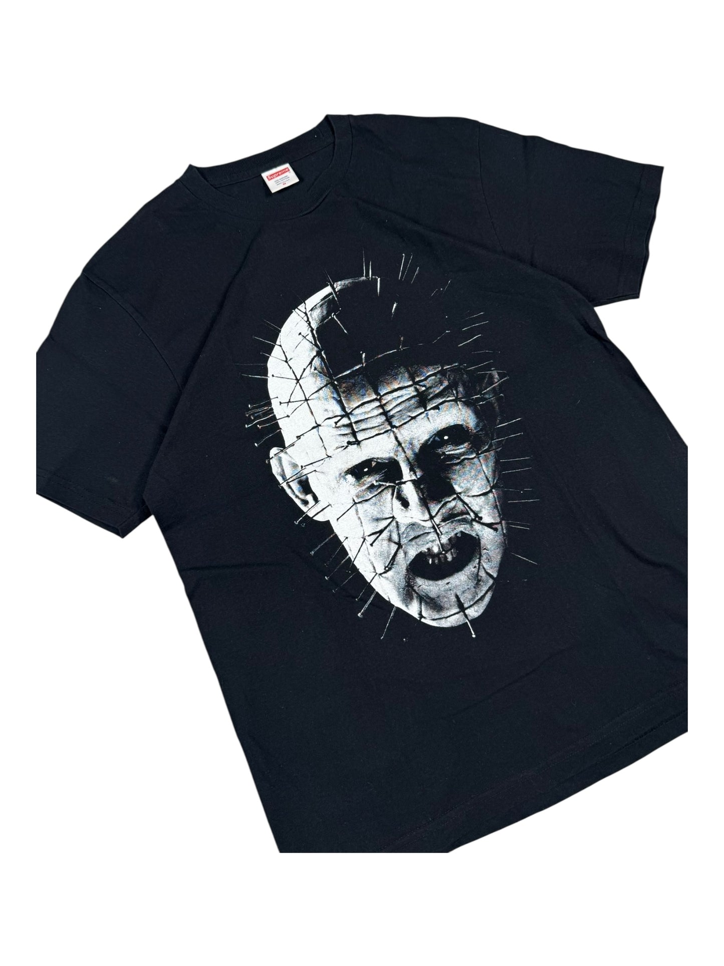 Supreme Hellraiser Pinhed Black Tee/T-Shirt (M)