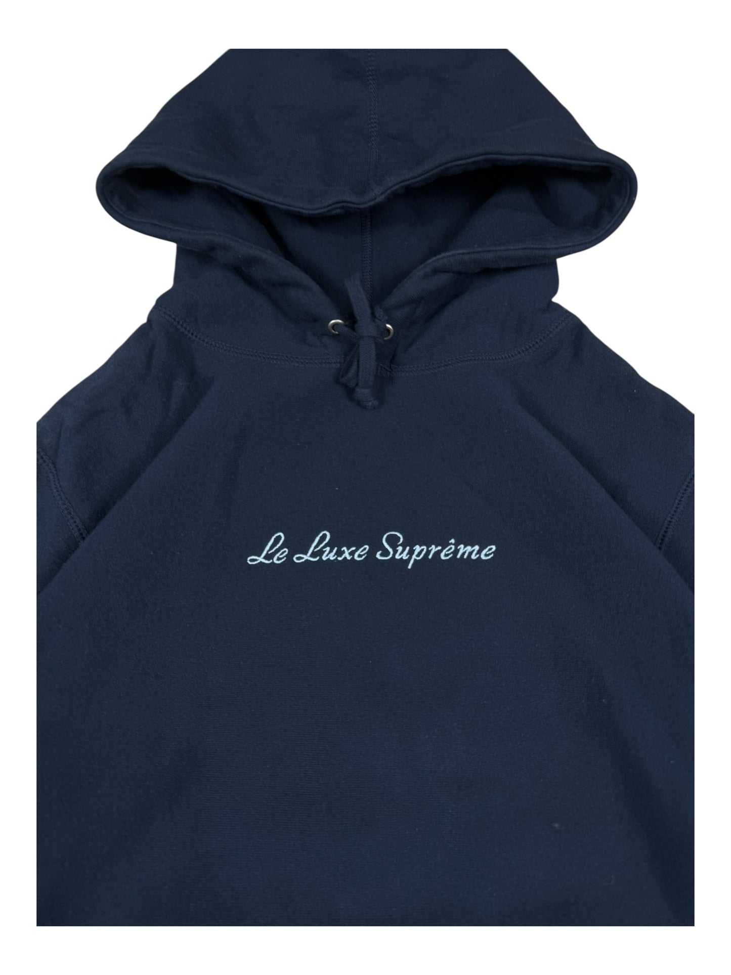 Supreme Le Luxe Navy Hoodie (S)