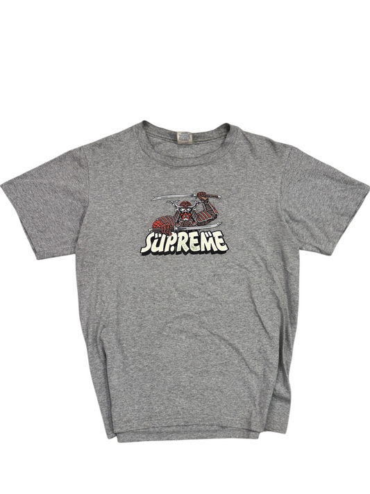 Supreme Tee Grey and Red (S)