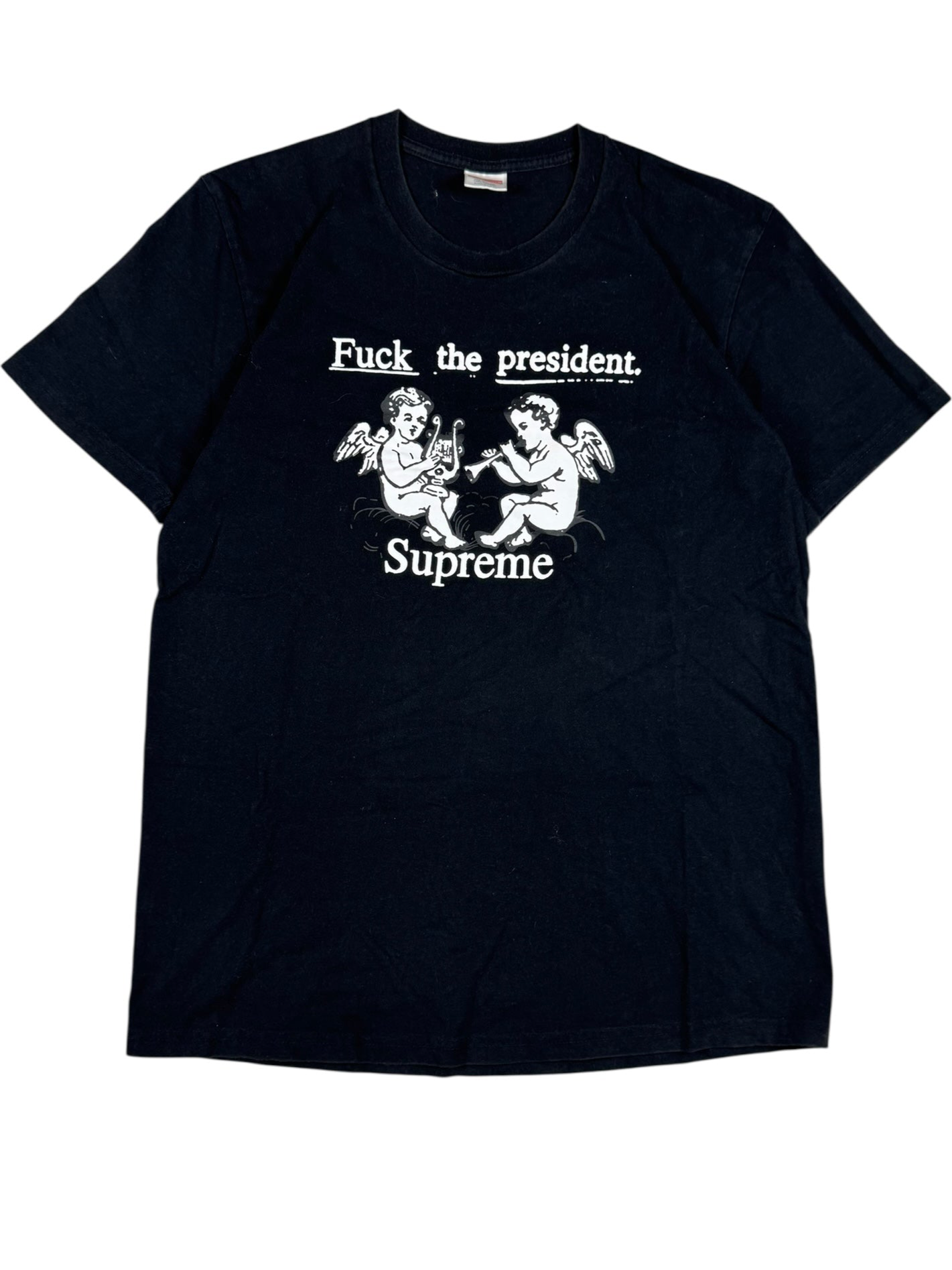 Supreme Tee/T-shirt Fuck The President Black (L)