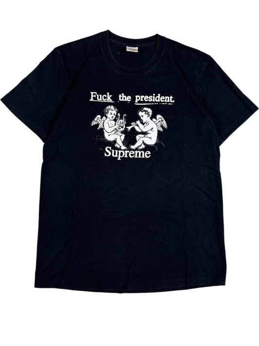Supreme Tee/T-shirt Fuck The President Black (L)