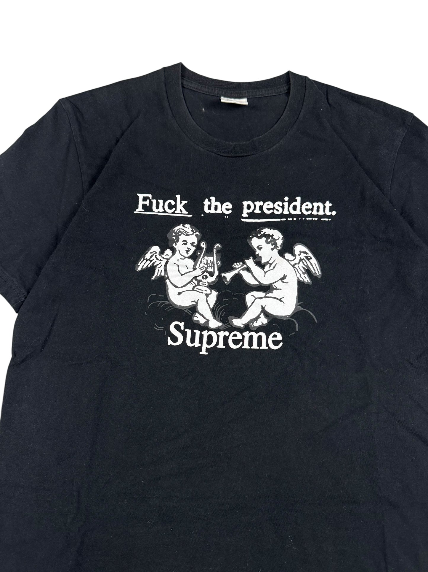 Supreme Tee/T-shirt Fuck The President Black (L)