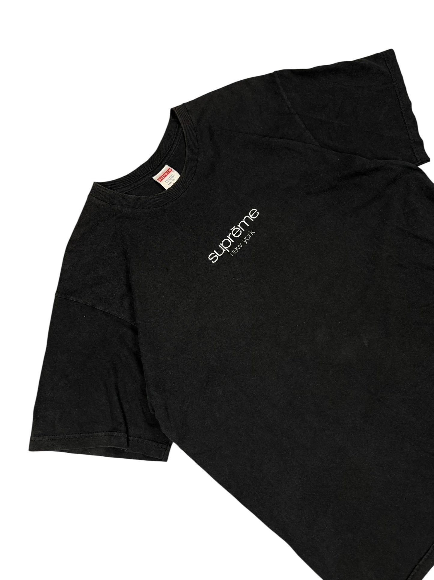 Supreme T-Shirt/Tee Classic Logo Black (L)