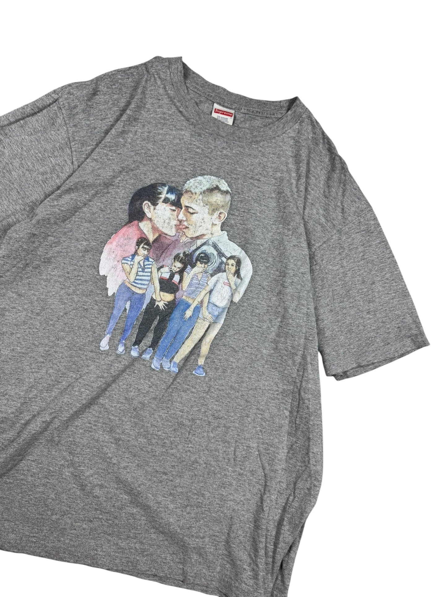 Supreme T-Shirt/Tee Kiss Grey (L)