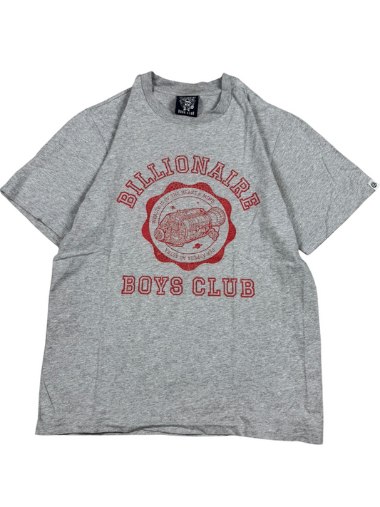 Billionaire Boys Club Academy Logo T-Shirt in Heather Grey (M)