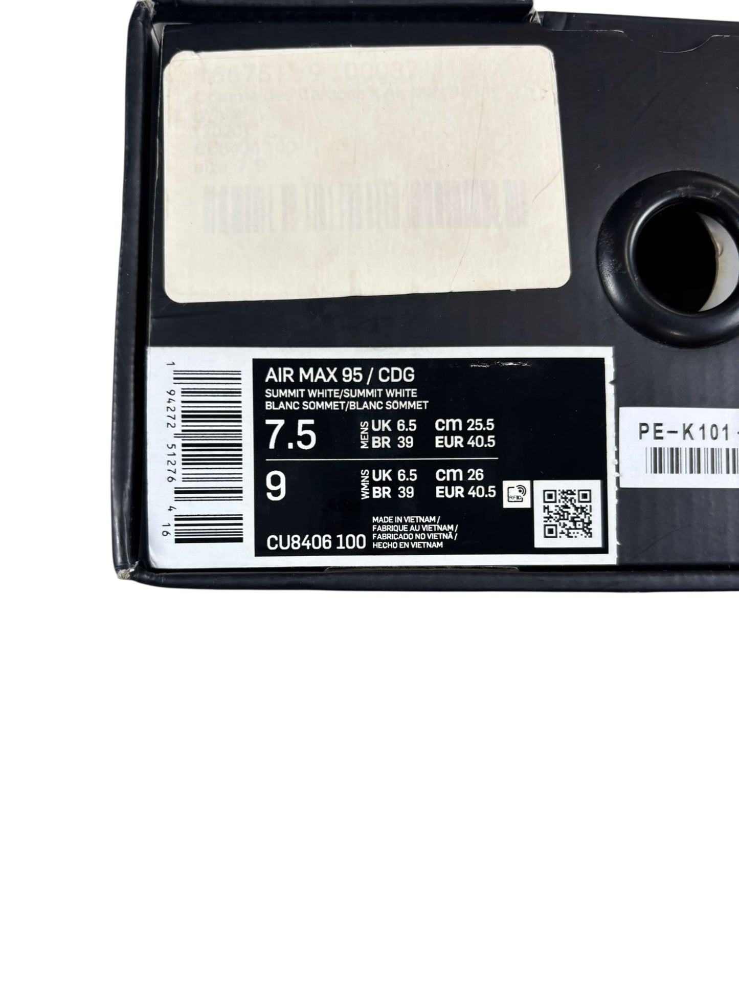Nike Air Max 95 x CDG White (40,5)