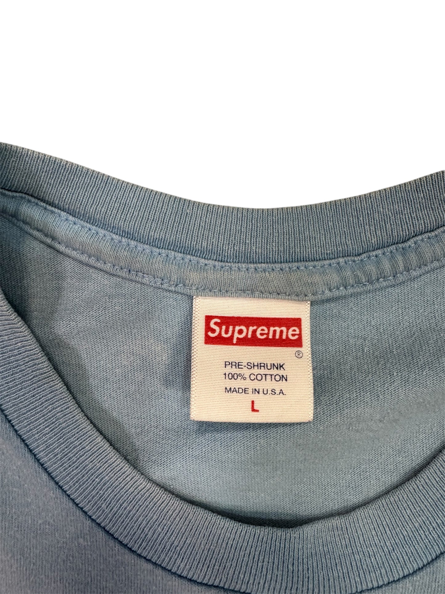 Supreme Tee Blue and Black (L)