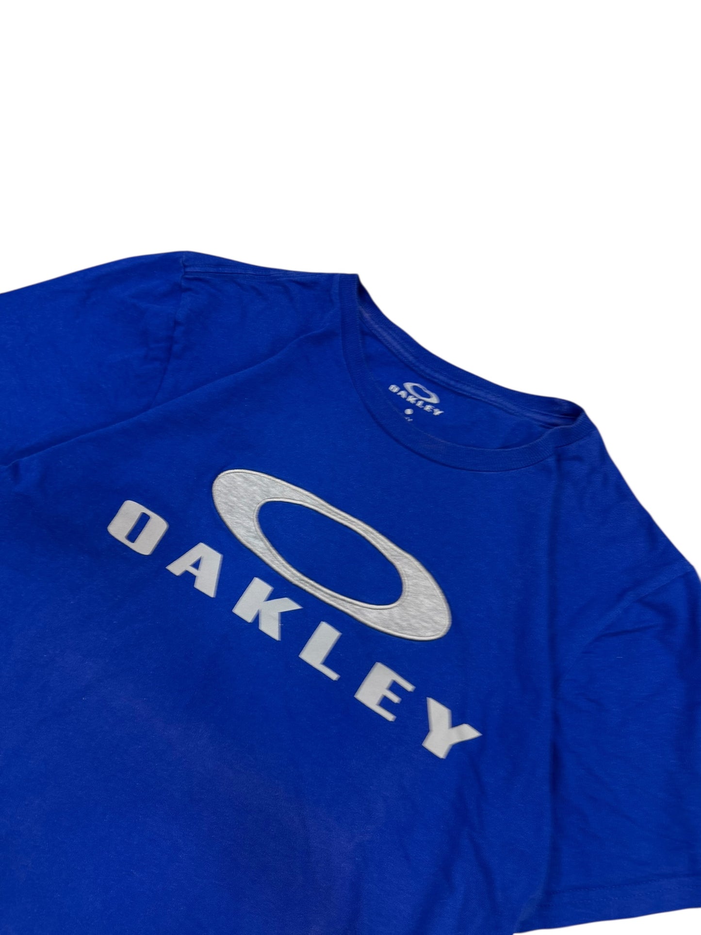 Oakley Tee Blue and White (M)