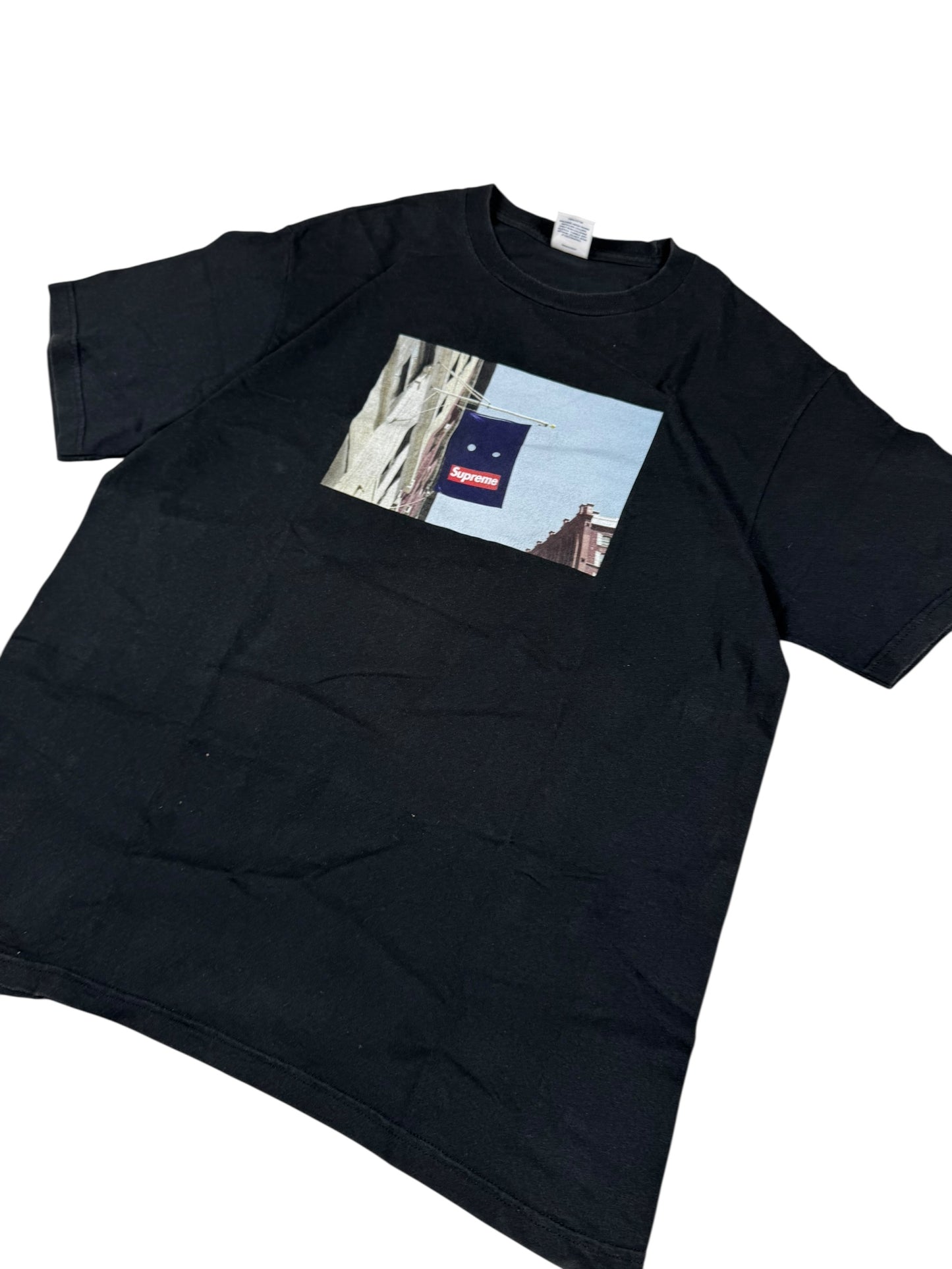 Supreme Tee/T-Shirt FW19 Banner Black (M)