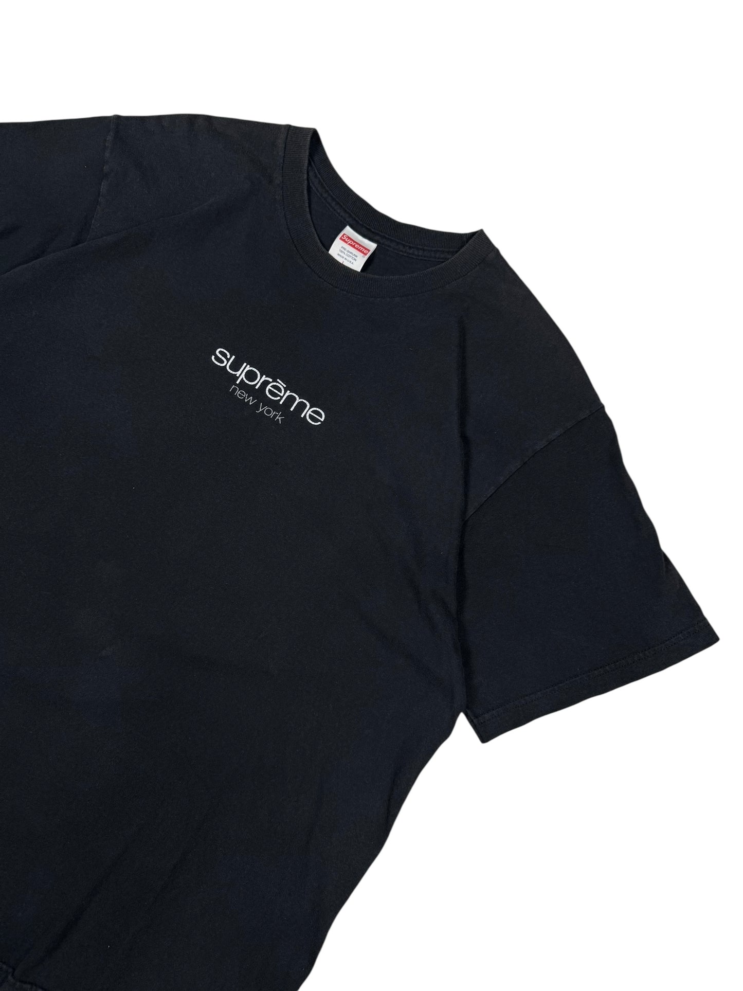Supreme T-Shirt/Tee Classic Logo Black (L)