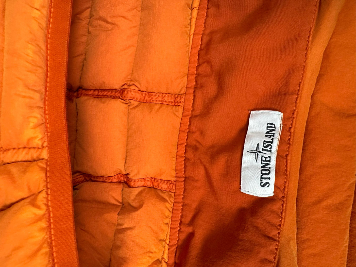 Stone Island AW/17 Loom Woven Down Jacket Orange (S)