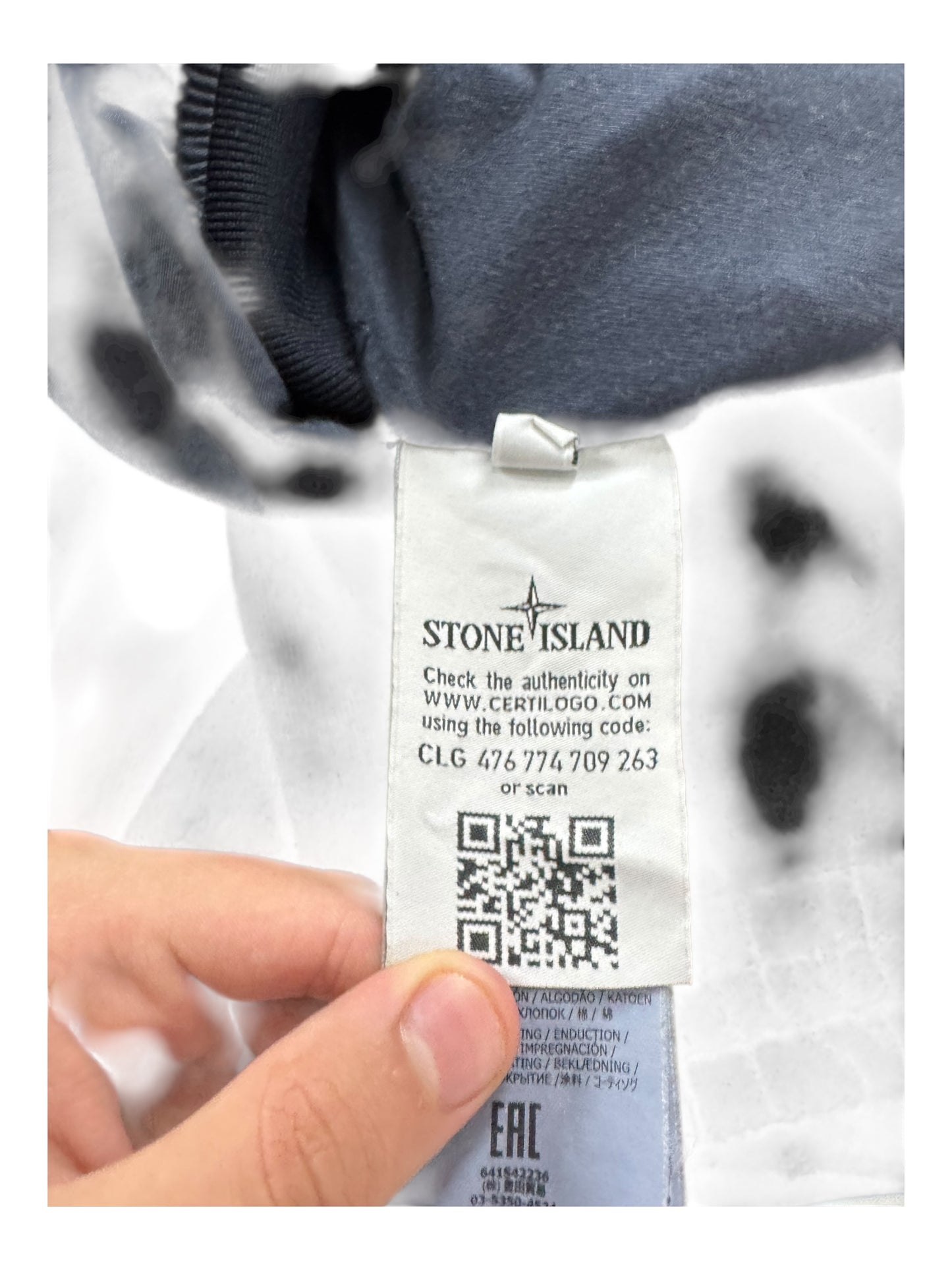 Stone Island Work Jacket Blue (S)