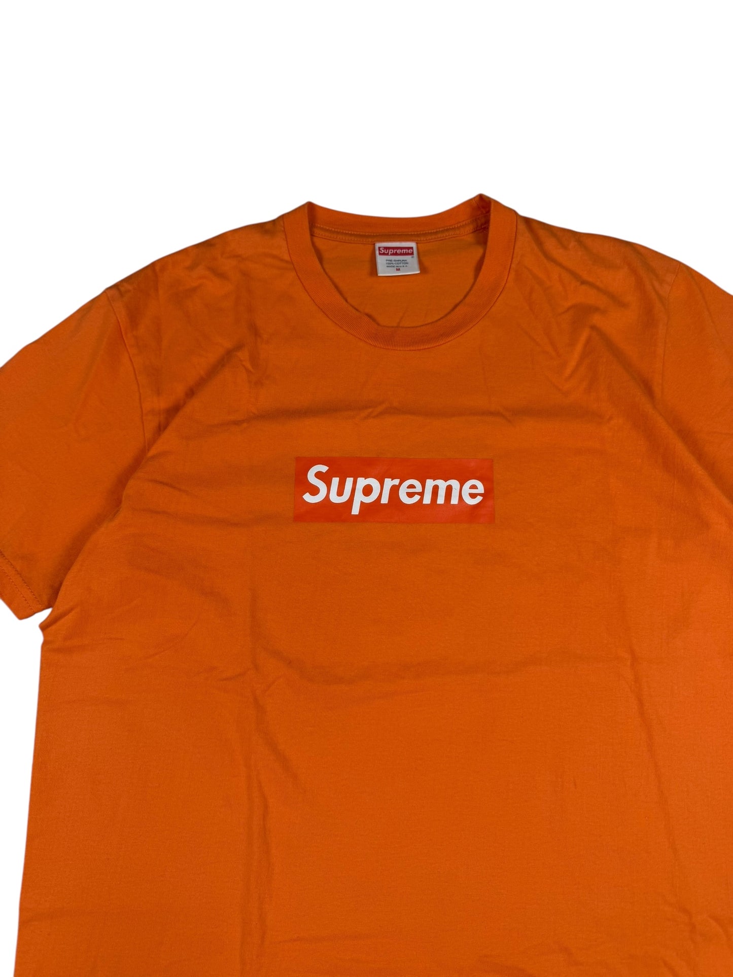 Supreme Tee/T-Shirt Box Logo Orange (M)